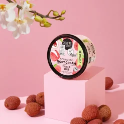 6x Organic Shop Nourishing Bodycrème Lychee 250 ml