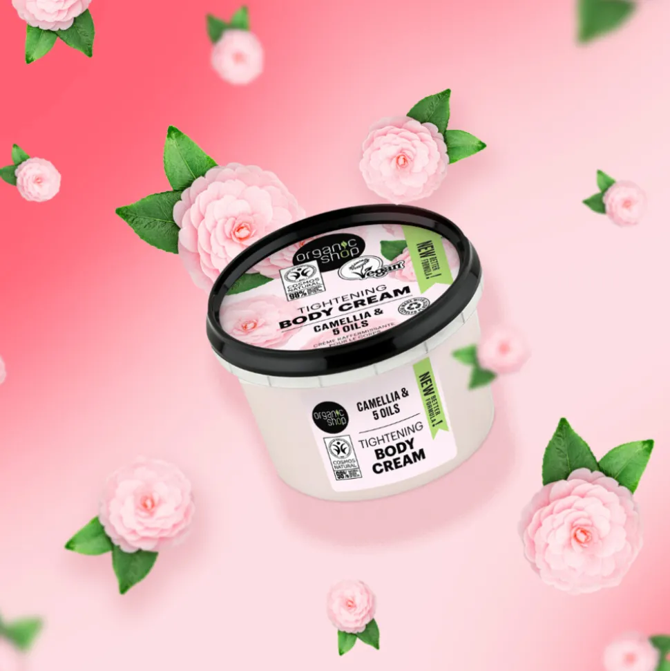 6x Organic Shop Tightening Bodycrème Camellia 250 ml