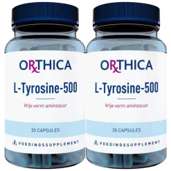 2x Orthica L-Tyrosine-500 30 capsules
