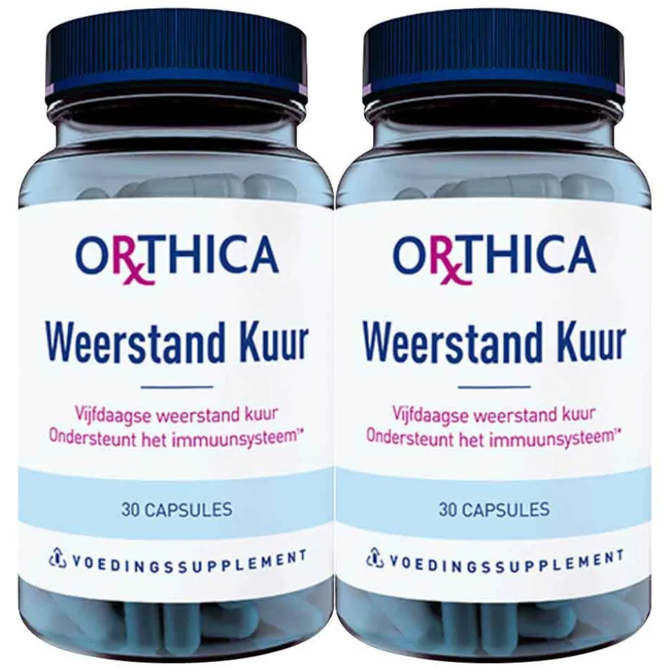 2x Orthica Weerstand Kuur 30 capsules