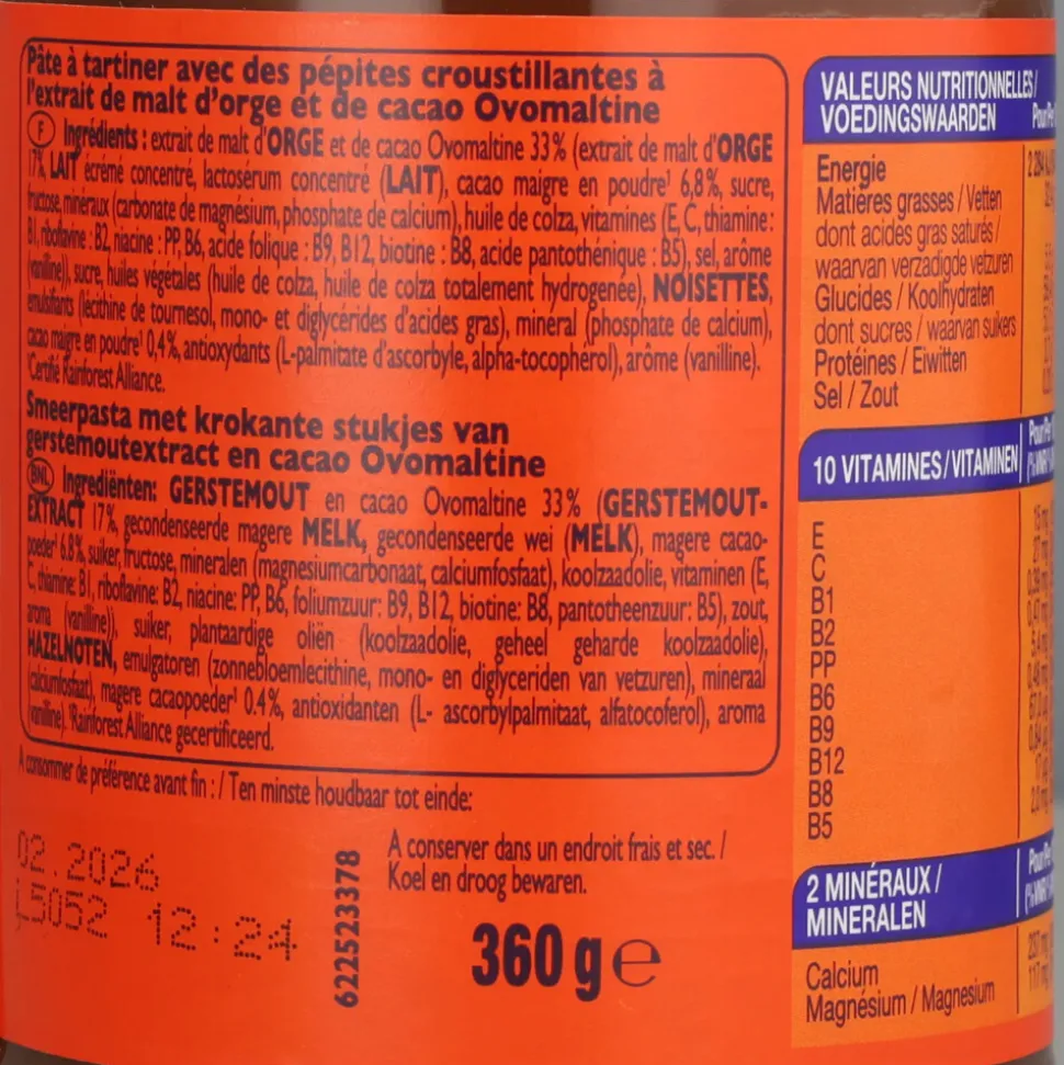 3x Ovomaltine Crunchy 360 gr