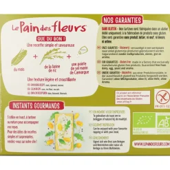 3x Pain fleur Mais Cracker Bio 150 gr