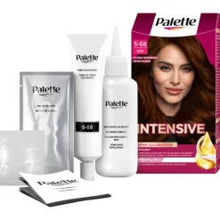 3x Palette Intensive Oil-Care Color Haarkleuring 650 Kastanje Middenbruin