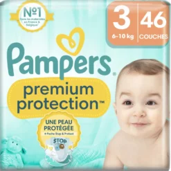 2x Pampers Premium Protection Luiers Maat 3 (6-10 kg) 46 stuks