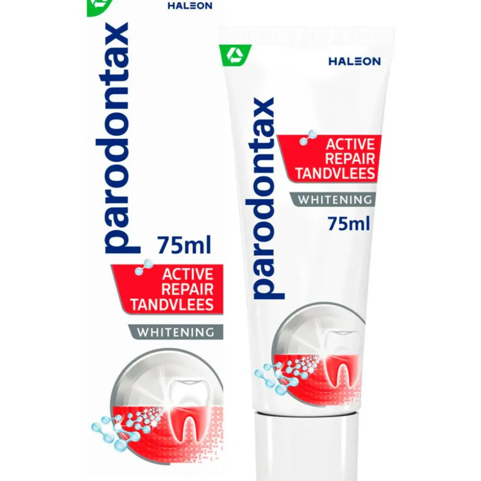 6x Parodontax Tandpasta Active Repair Tandvlees Whitening 75 ml