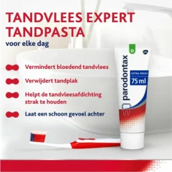 6x Parodontax Tandpasta bij Bloedend Tandvlees Extra Fresh 75 ml