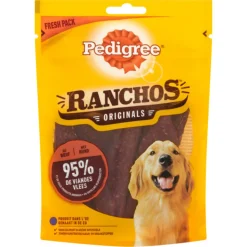 7x Pedigree Ranchos Original Hondensnacks Rund 70 gr