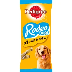 10x Pedigree Rodeo Kauwsticks Duo Hondensnacks Kip & Bacon 123 gr