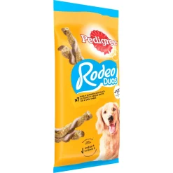 10x Pedigree Rodeo Kauwsticks Duo Hondensnacks Kip & Bacon 123 gr