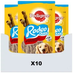 10x Pedigree Rodeo Kauwsticks Duo Hondensnacks Rund & Kaas 123 gr
