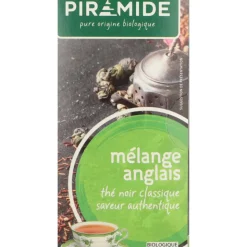 3x Piramide Biologische Theezakjes Engelse Melange 20 stuks