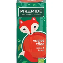3x Piramide Biologische Theezakjes Vosjes 20 stuks