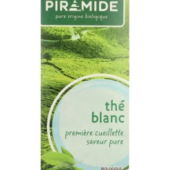 3x Piramide Biologische Witte Theezakjes 20 stuks