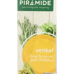 6x Piramide Kruidenthee Bio Venkel 20 stuks