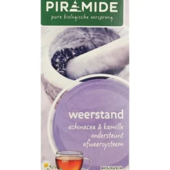 3x Piramide Weerstand Thee Bio 20 stuks