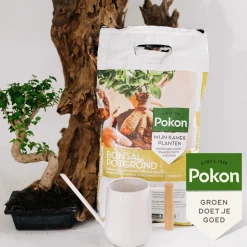 4x Pokon Bonsai Potgrond Bonsai 5 liter