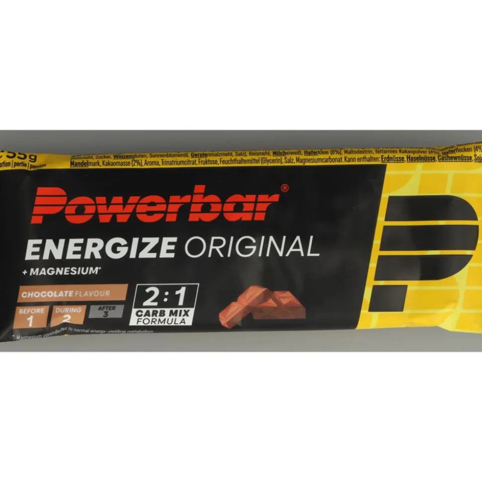 15x PowerBar Energize Bar Chocolate 55 gr