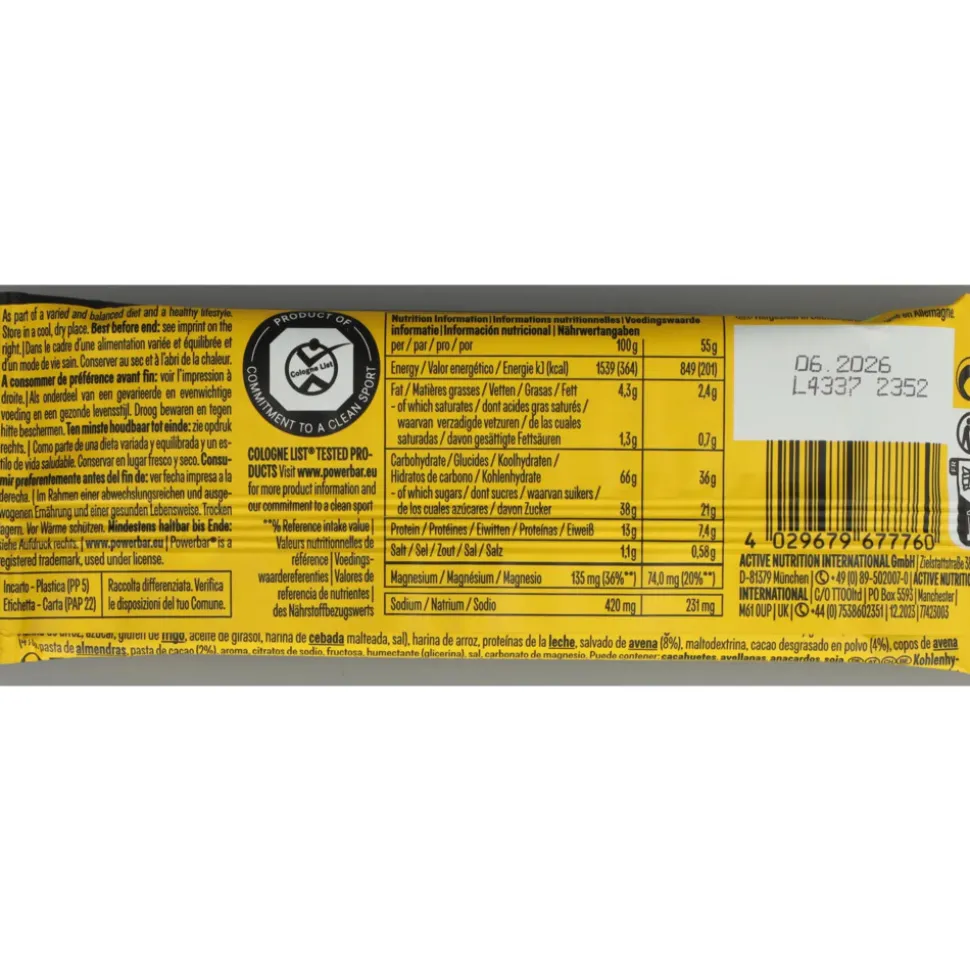 15x PowerBar Energize Bar Chocolate 55 gr