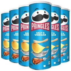 6x Pringles Chips Salt & Vinegar 165 gr