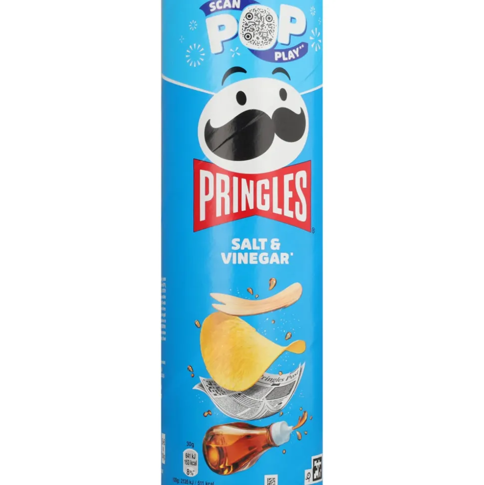 6x Pringles Chips Salt & Vinegar 165 gr