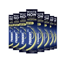 12x Prodent Tandpasta White Now Gold 75 ml