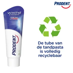 12x Prodent Tandpasta White System 75 ml