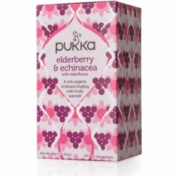 3x Pukka Thee Elderberry Echinacusda 20 stuks