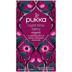 3x Pukka Thee Nighttime Berry 20 stuks