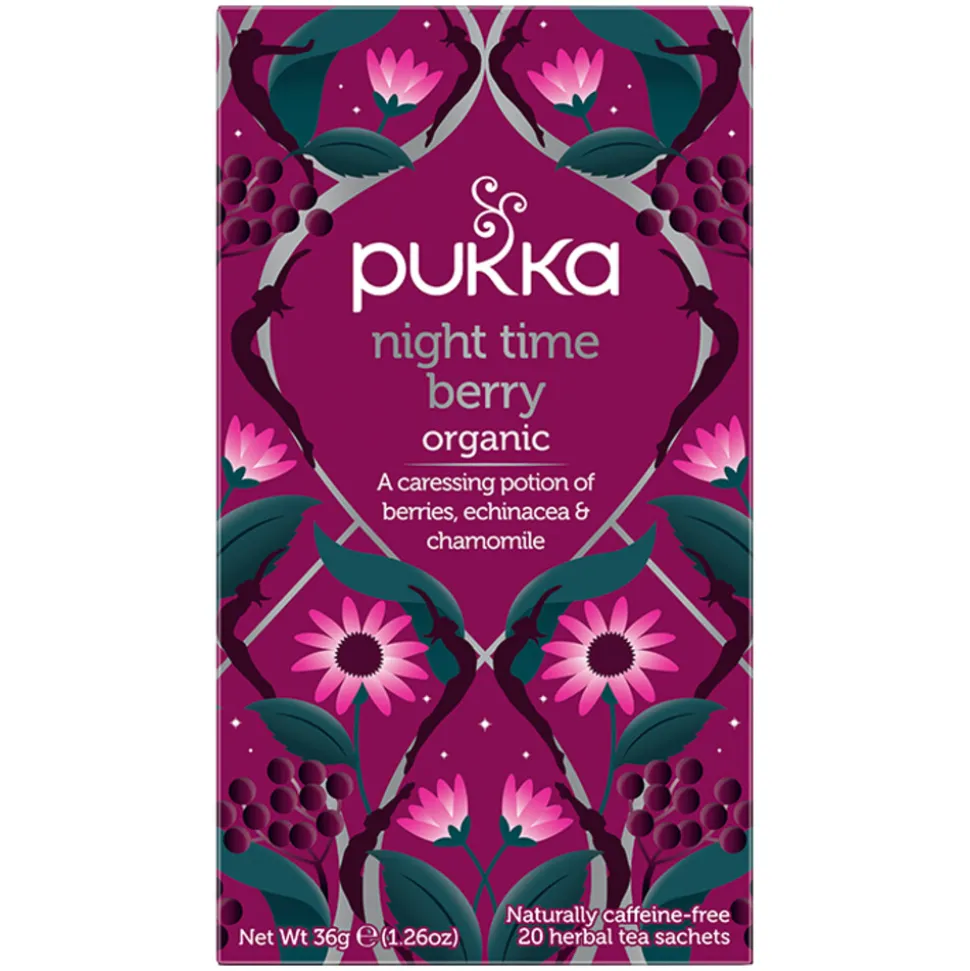 3x Pukka Thee Nighttime Berry 20 stuks