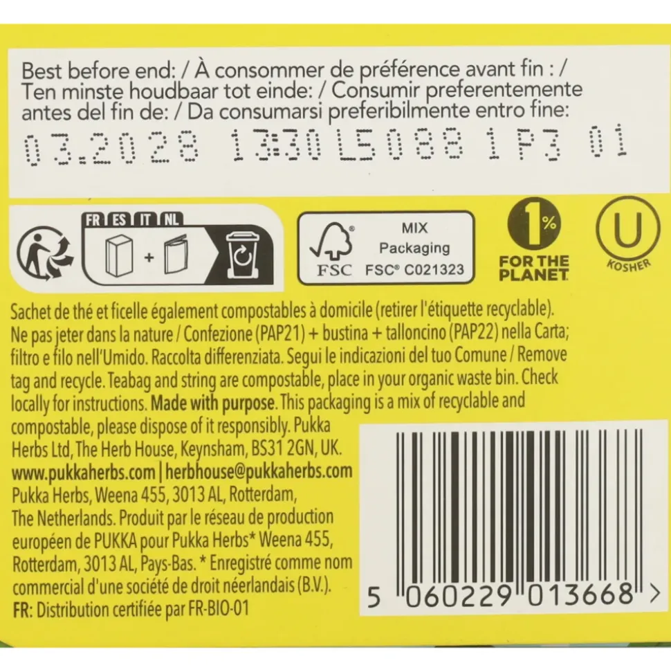 3x Pukka Thee Relax 20 stuks