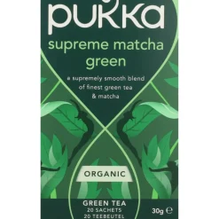 3x Pukka Thee Supreme Matcha Green 20 stuks