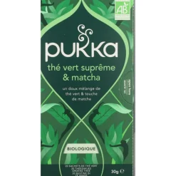 3x Pukka Thee Supreme Matcha Green 20 stuks