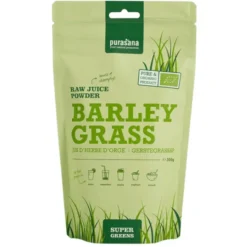 3x Purasana Gerstegras Rauw Sap Poeder Bio 200 gr