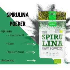6x Purasana Superfood Spirulina Poeder Bio 200 gr