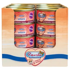 24x Renske Mousse Kattenvoer Nat Zalm 70 gr