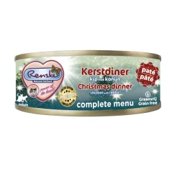 24x Renske Vers Kattenvoer Nat Kerstdiner Limited 70 gr