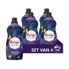 4x Robijn Klein & Krachtig Wasmiddel Black Velvet 39 Wasbeurten 1,19 liter