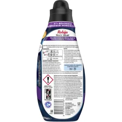 8x Robijn Klein & Krachtig Wasmiddel Black Velvet 22 Wasbeurten 665 ml
