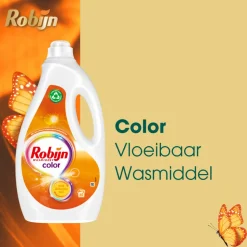 3x Robijn Vloeibaar Wasmiddel Color 60 Wasbeurten 3 liter