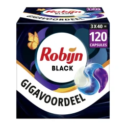 3x Robijn Wascapsules 3-in1 Black Velvet 40 stuks
