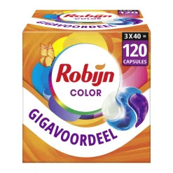 3x Robijn Wascapsules 3-in-1 Color 40 stuks