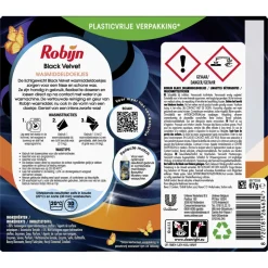 10x Robijn Wasmiddeldoekjes Black Velvet 16 stuks