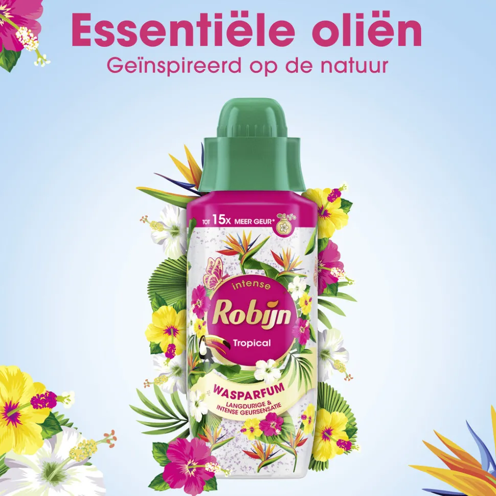 8x Robijn Wasparfum Tropical 342 ml