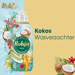 8x Robijn Wasverzachter Kokos Sensation 38 Wasbeurten 765 ml