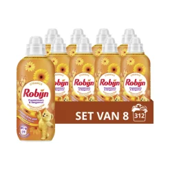 8x Robijn Wasverzachter Passiebloem & Bergamot 39 Wasbeurten 780 ml