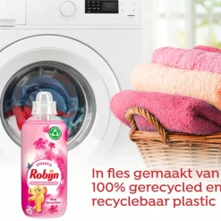 8x Robijn Wasverzachter Pink Sensation 33 Wasbeurten 825 ml