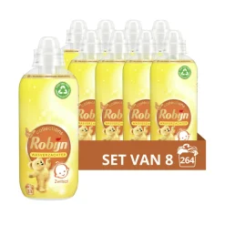8x Robijn Wasverzachter Zwitsalgeur 33 Wasbeurten 825 ml