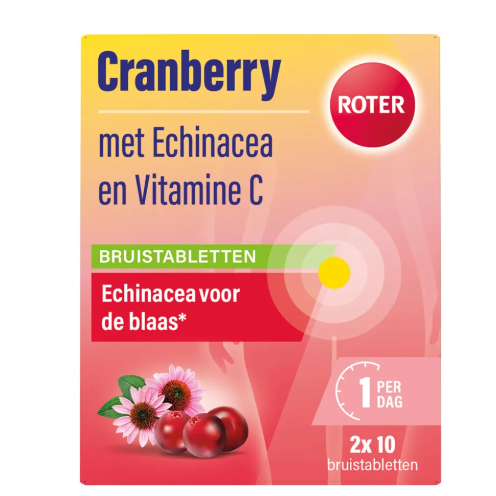 2x Roter Cranberry Bruis 20 bruistabletten