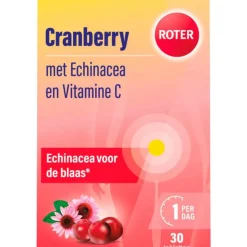 2x Roter Cranberry Vitamine C en Echinacea 30 tabletten