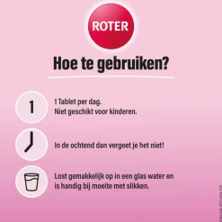 2x Roter Vitamine C 1000 mg Appel- Zwarte Bes 15 bruistabletten